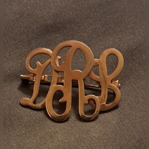 THREE (3) INITIAL BROOCH